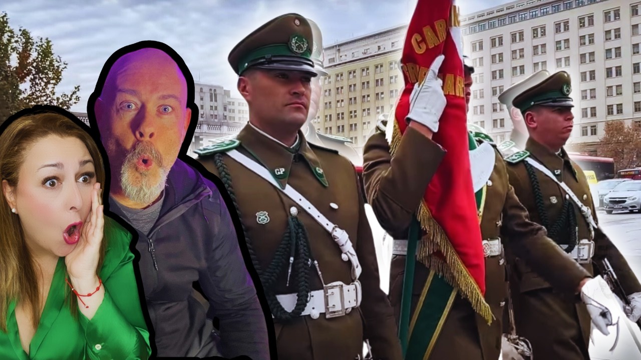 👮‍♂️ ¡ESPAÑOLES REACCIONAN AL CAMBIO DE GUARDIA EN LA MONEDA! 🎺✨| PARTE 2 #Chile #reacciones