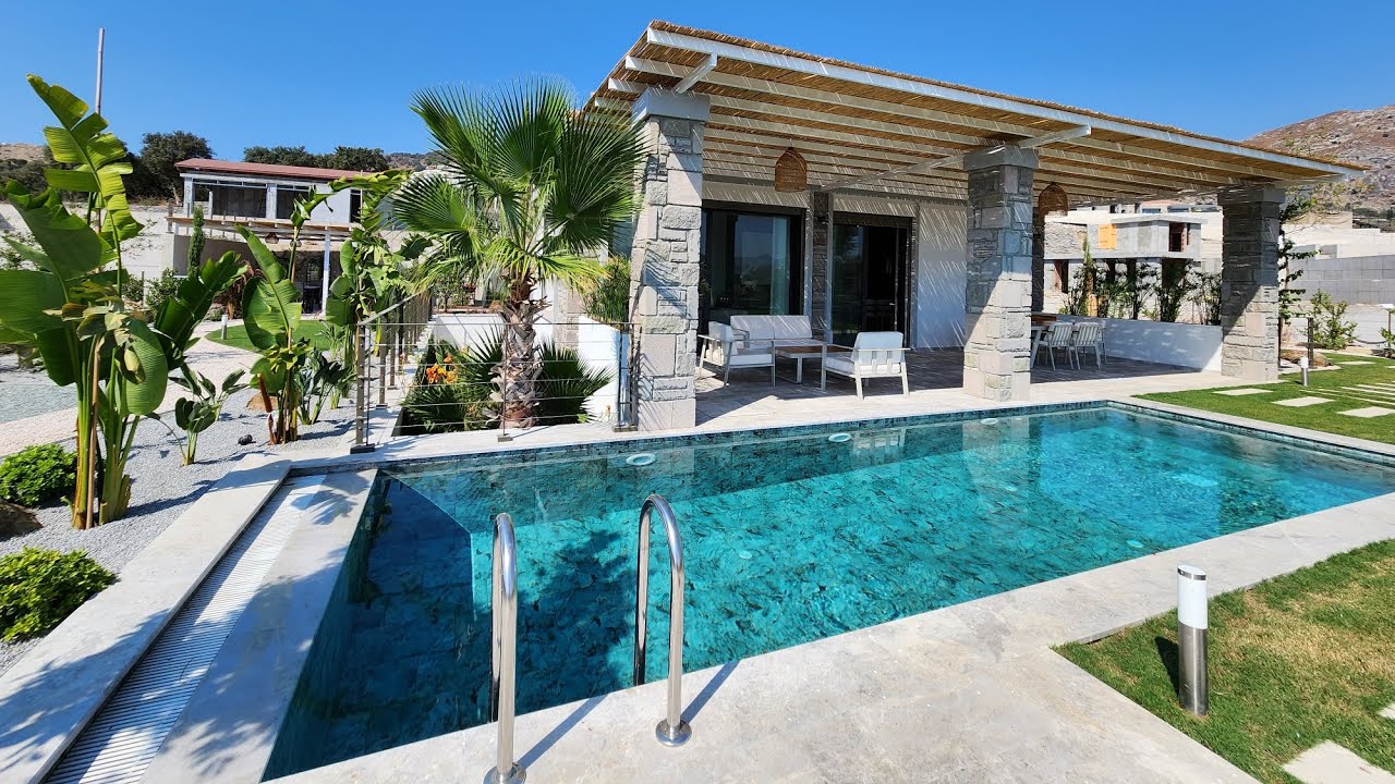 Bodrum Gümüşlük 1000m2 Arsa Paylı Havuzlu Satılık Villa #satılıkvilla  #realestate #bodrumturkey #ev