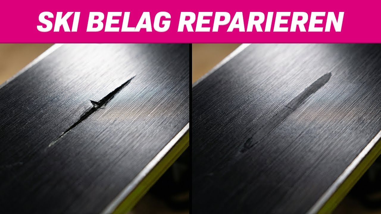 Ski Belag reparieren – Schritt für Schritt erklärt | Ski Service Tutorial