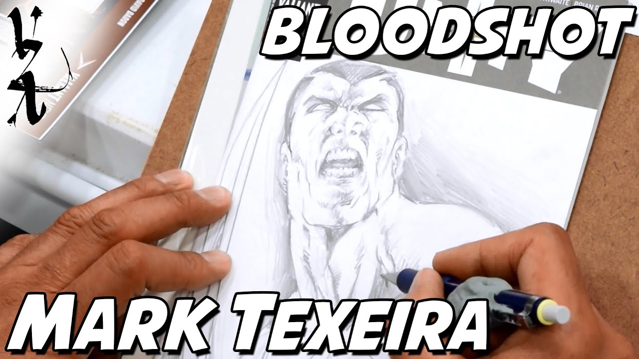 Mark Texeira drawing Bloodshot