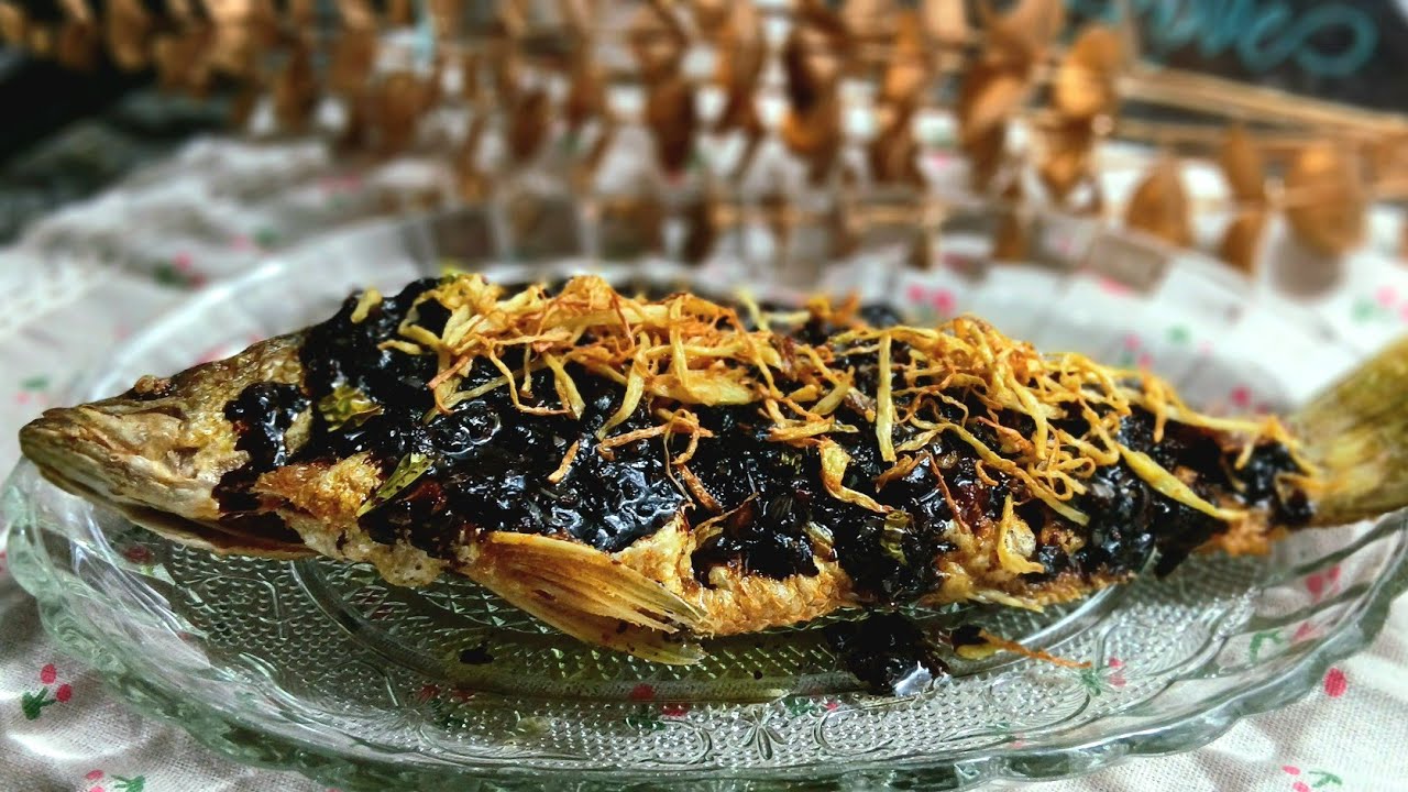 Siakap masak kicap halia, mudah dan sedap/ sea bream soy sauce and ginger recipe.