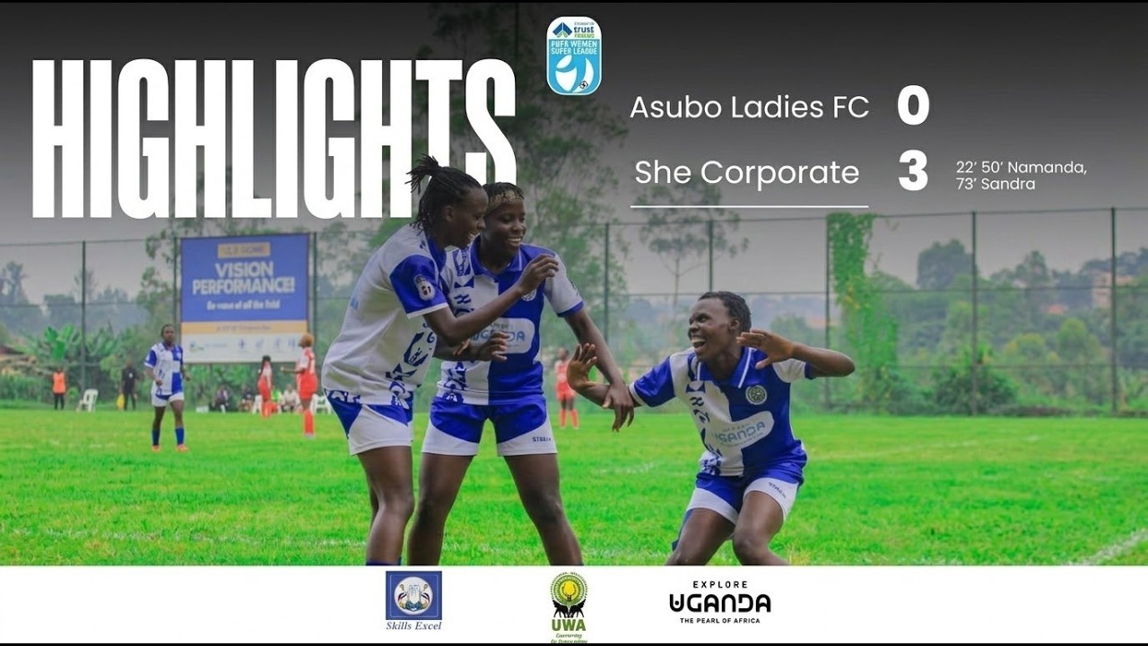 HIGHLIGHTS | Asubo Ladies FC 0-3 She Corporate | Away victory after Sandra strike and Jesca double