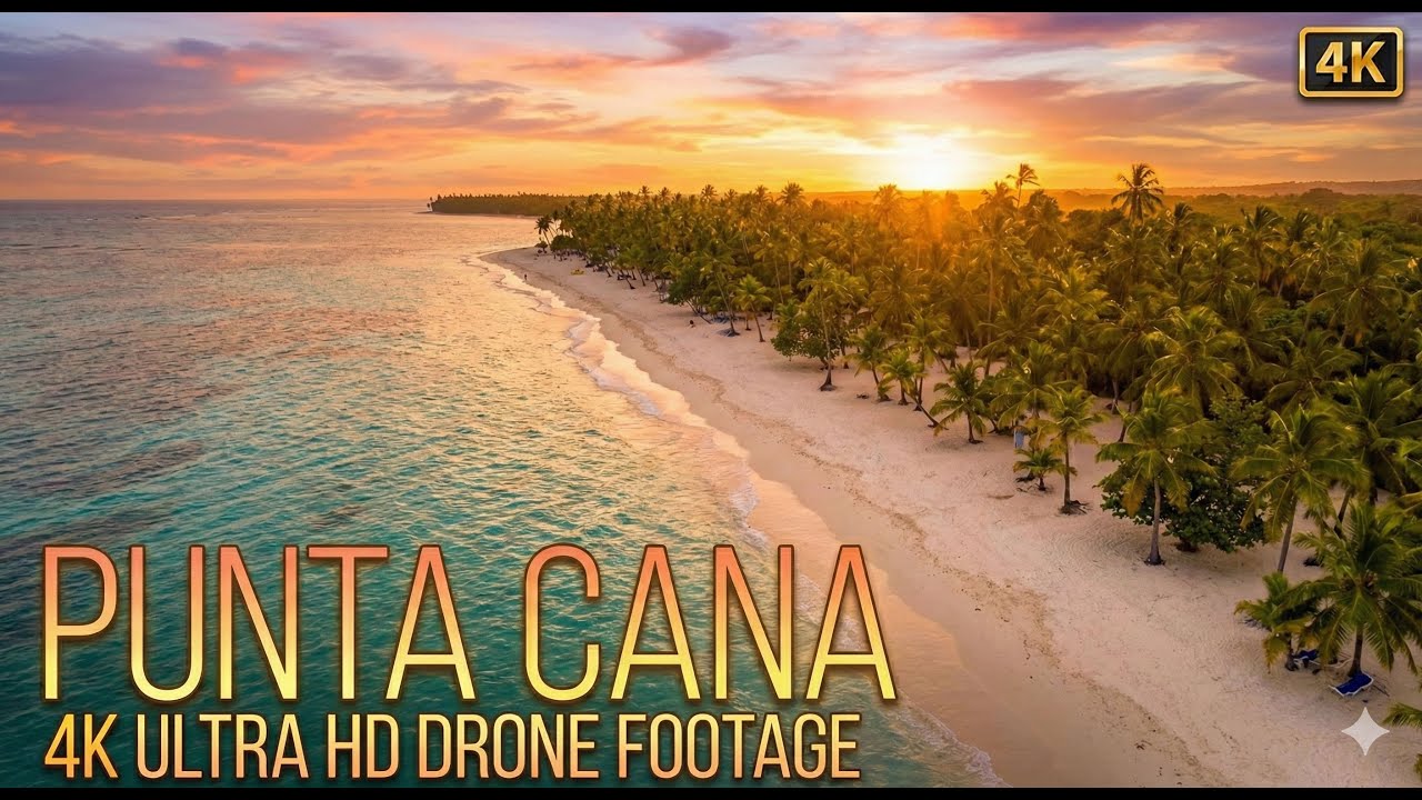 PUNTA CANA - DOMINICAN REPUBLIC IN 4K Drone Footage (ULTRA HD)