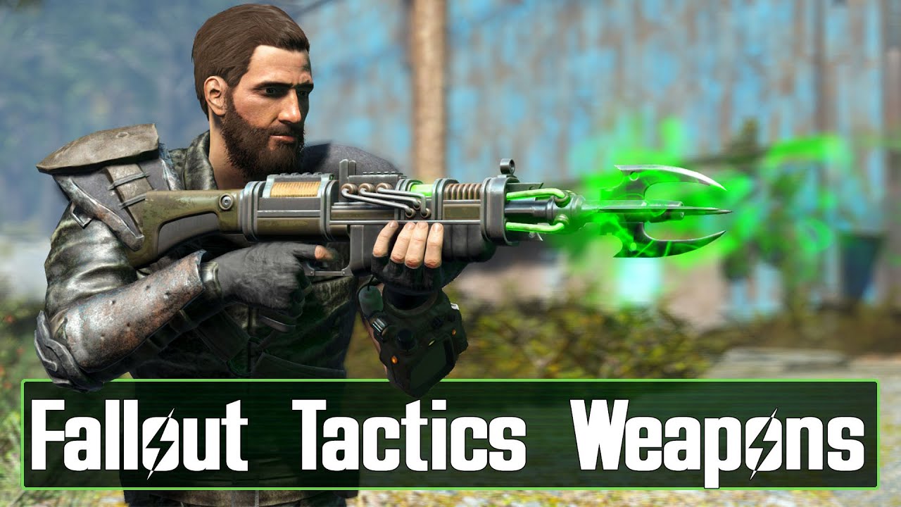 Weapon Mods From Fallout Tactics - Fallout 4 Mod Bundle