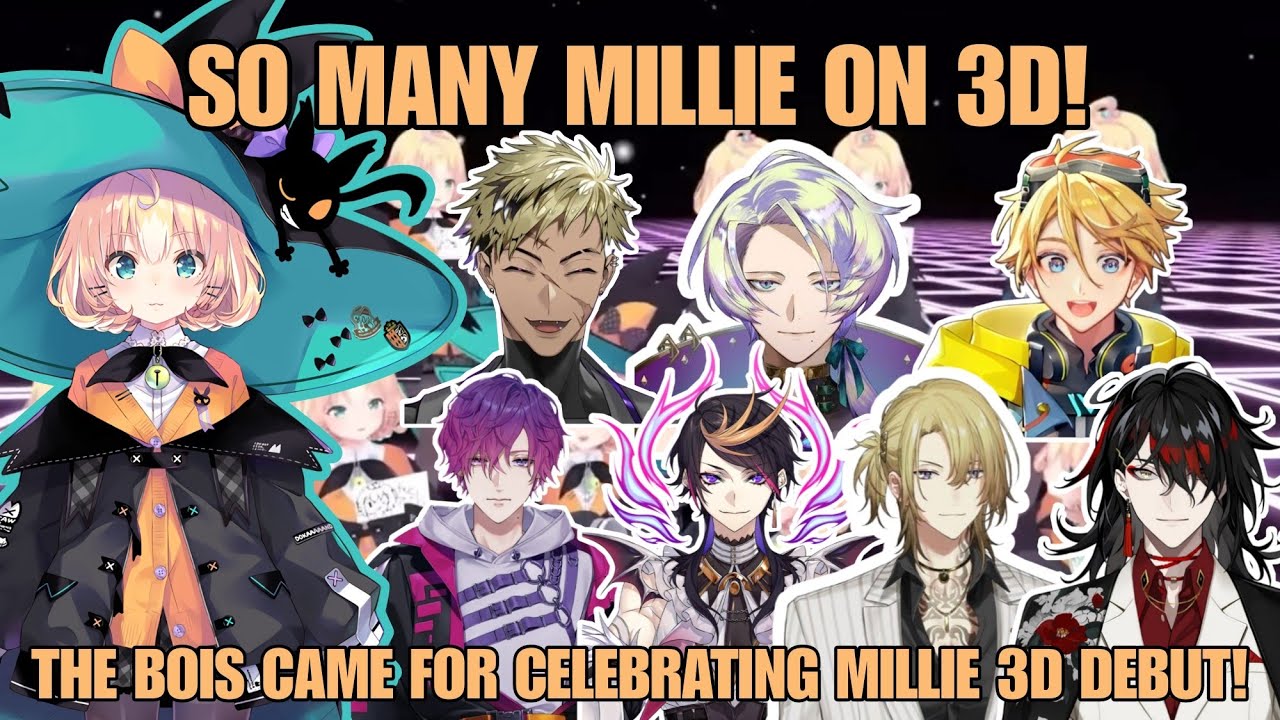 THE BOIS HAVING FUN WITH MILLIE 3D | 【NIJISANJI EN】