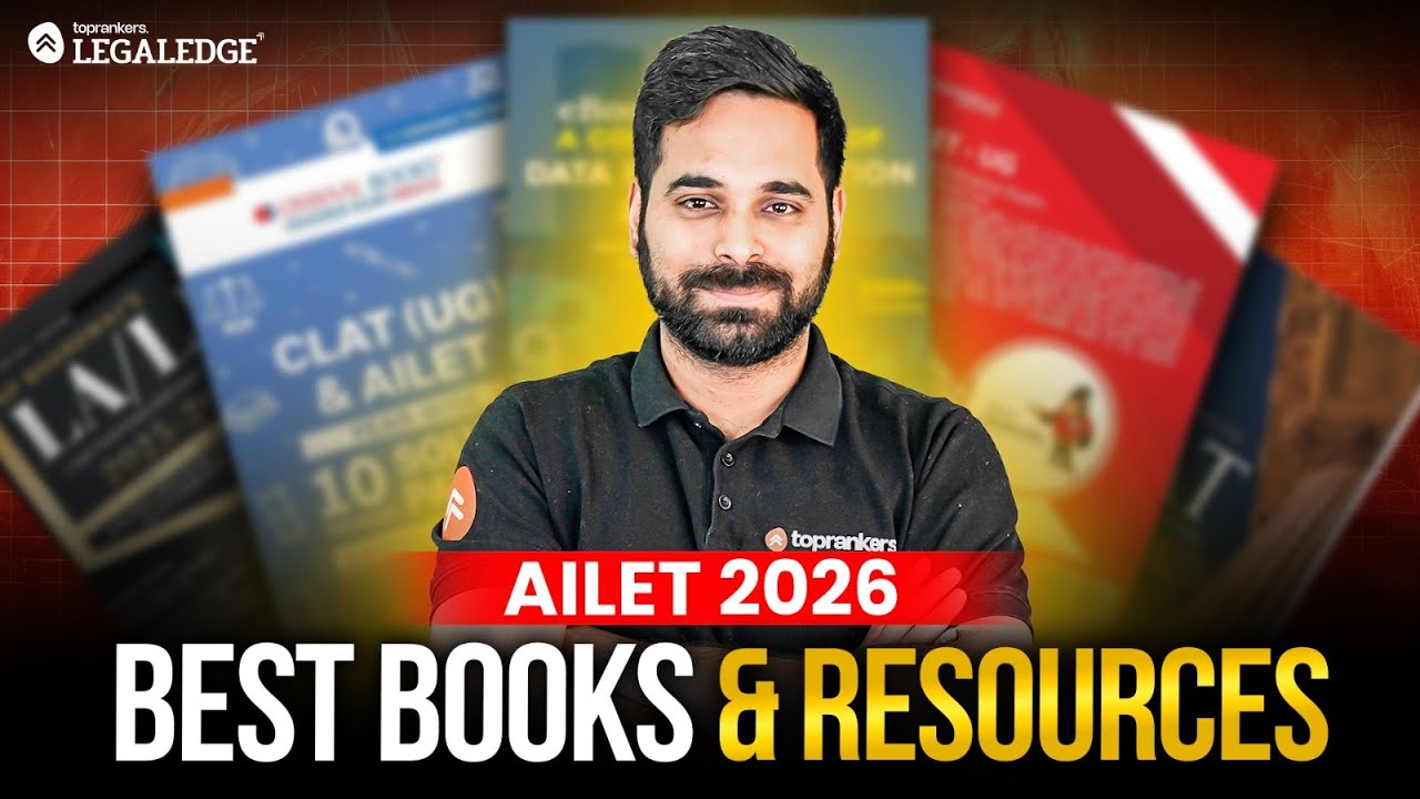 AILET 2026 Strategy + Best Books | How to Prepare for AILET in 6 Months?