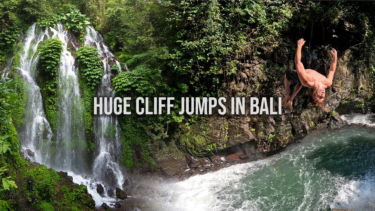 THE BEST WATERFALLS IN BALI - Cliff Jumping & More