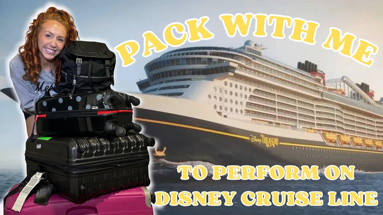 Pack with me | Disney Cruise Line contract | Performer