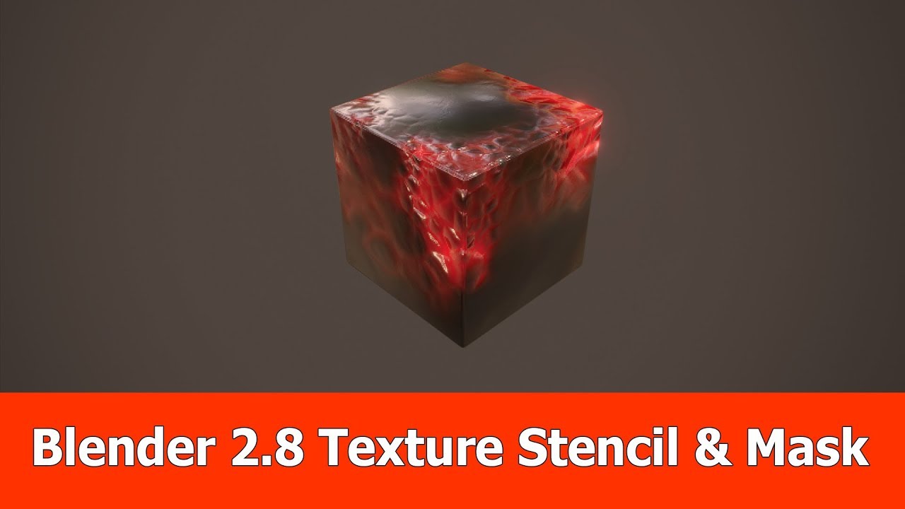 Учебник Blender 2.8: рисование текстур с помощью трафарета и маски