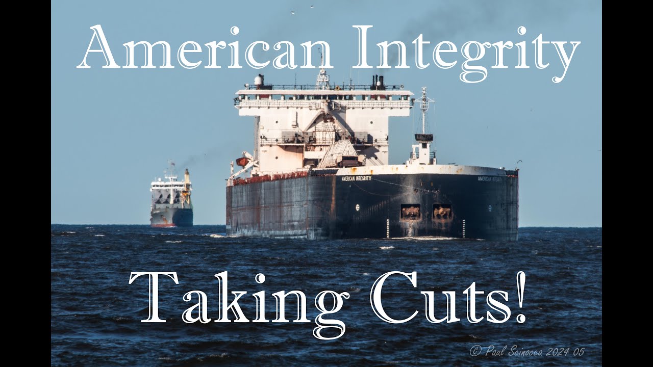 The American Integrity Taking Cuts! Pulling in ahead of the Stellar Maestro on arrival! Plans Change