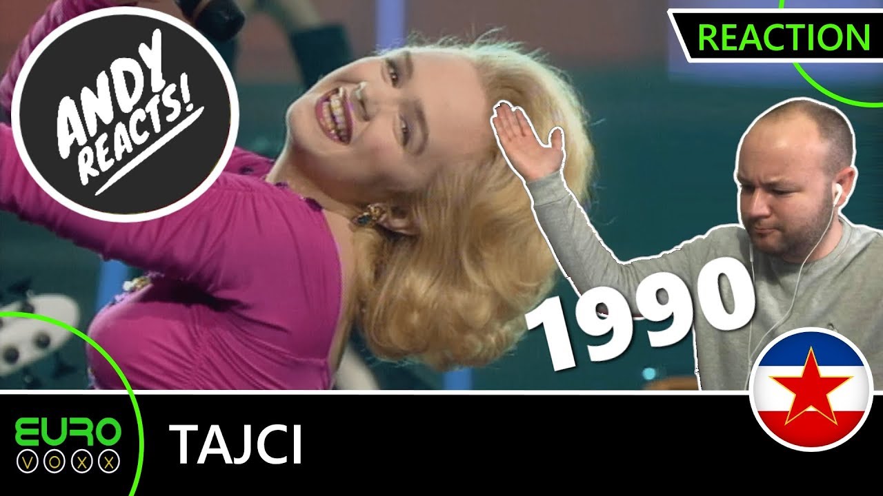 ANDY REACTS! Tajci - Hajde Da Ludujemo (Yugoslavia 1990) EUROVISION REACTION!