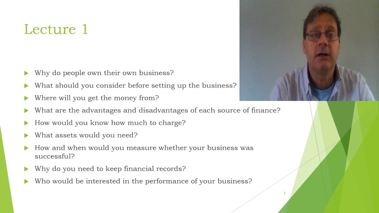 Lecture1 Introduction to introduction to accounting