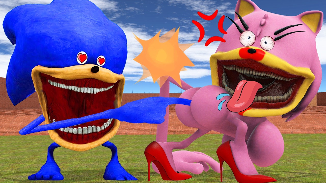 NEW UPGRADE SHIN SONIC AMY TAPES! THE SONIC TAPES ANIMATION GOT TORTURE In Garry's Mod!