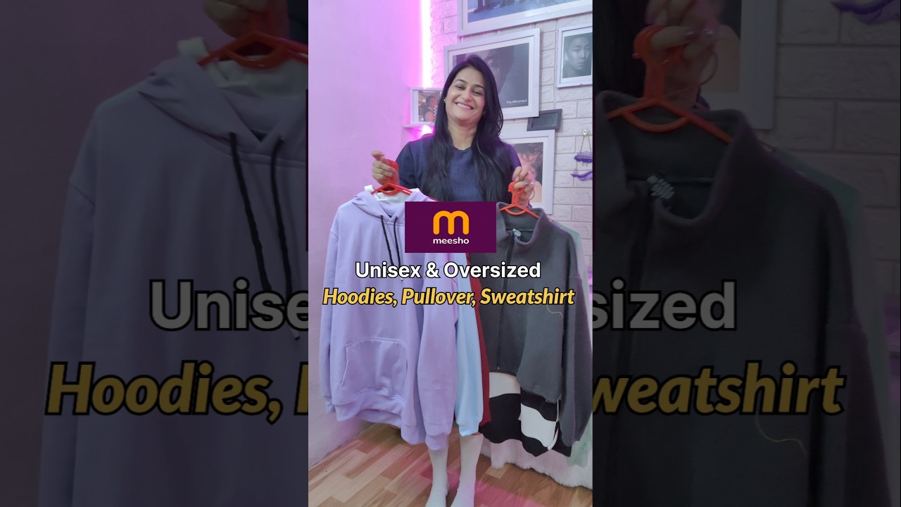 Meesho Oversized Hoodies #oversizedhoodies #sweatshirt #meesho #unisexhoodies