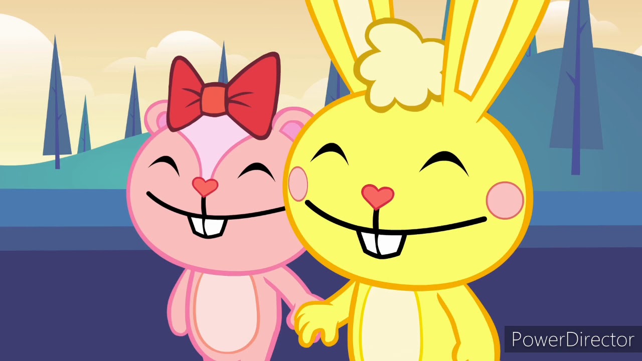 Happy Tree Friends - Cuddles x Giggles Tribute 💛💗