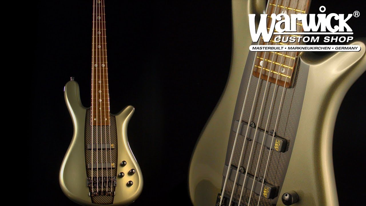 Warwick Custom Shop Masterbuilt - Streamer Stage II 5-String - Afzelia Wings #18-3872