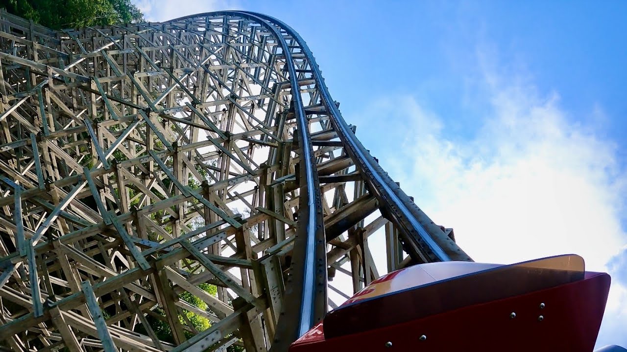 Lightning Rod (w/ LIFT HILL) RMC Roller Coaster 4K POV! | Dollywood Tennessee [No Copyright]