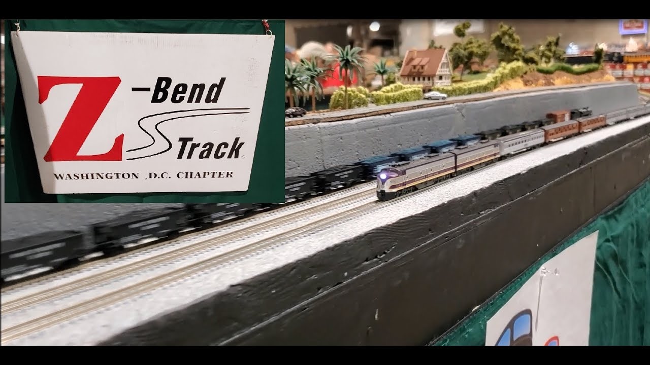 Z Scale Layout during the Great Scale Model Train Show 10 2019