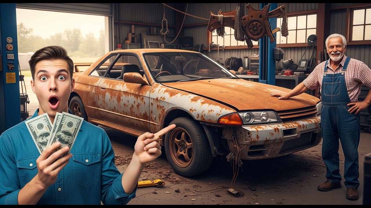 ASMR Car Restoration! 1990 Nissan Skyline GT-R Full Restoration from Total Disrepair to Looking New
