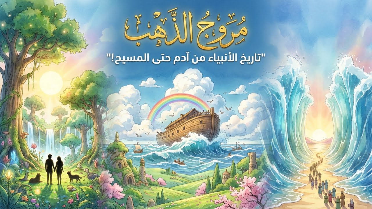 تاريخ الأنبياء من آدم حتى المسيح: أسرار تقسيم الأرض ونسب الأنبياء الأوائل | مروج الذهب ومعادن الجوهر