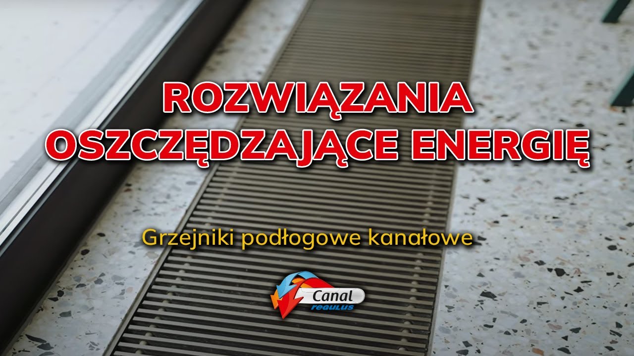 Grzejniki kanałowe podłogowe REGULUS-system w Centrum Usług Wspólnych Przystań Widna 2 w Gdyni
