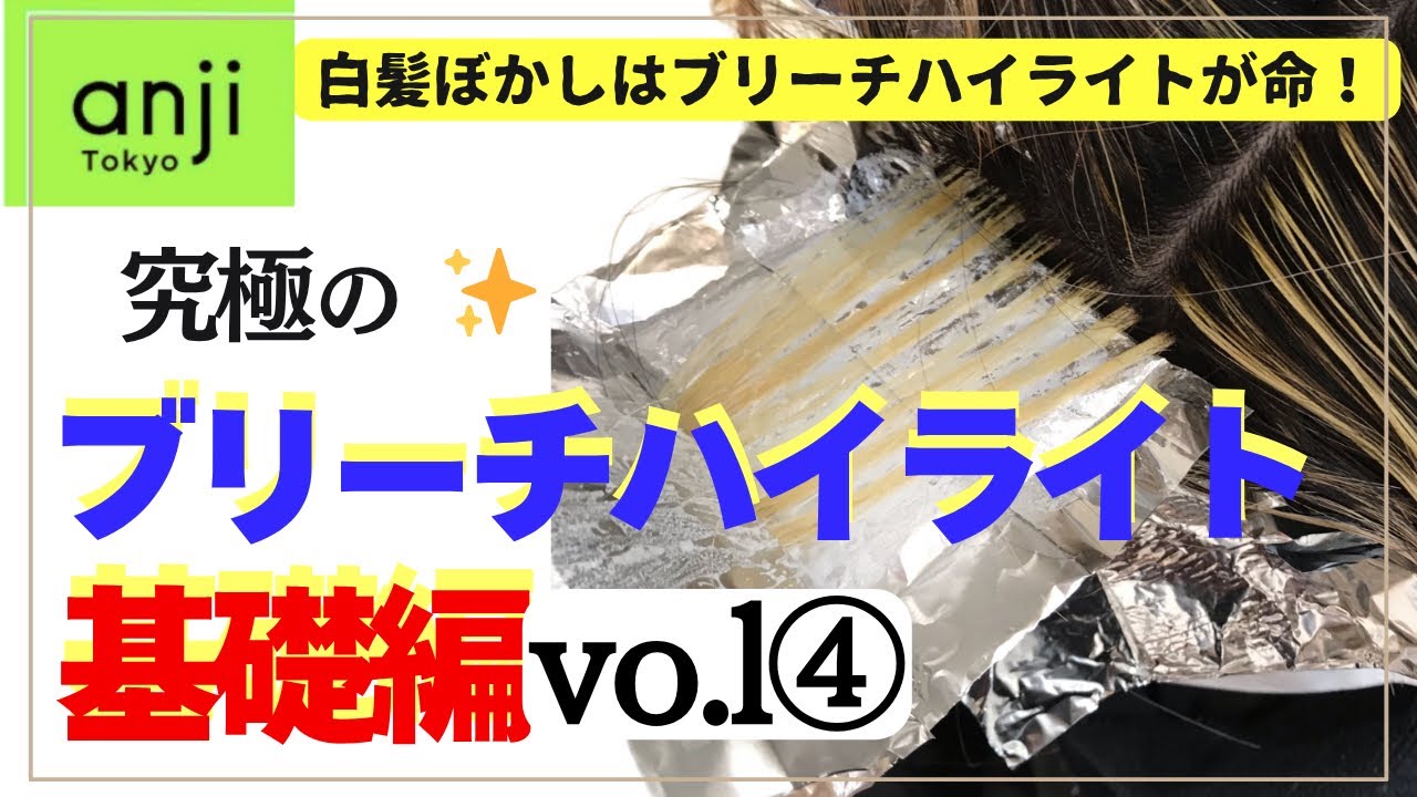 【基礎vol.4】超有料級✨ 白髪ぼかしの基本は“ブリーチハイライト練習”から！〈ブリーチハイライト〉〈白髪ぼかしハイライト〉〈ハイライト上手くなる〉〈ハイライトやり方〉