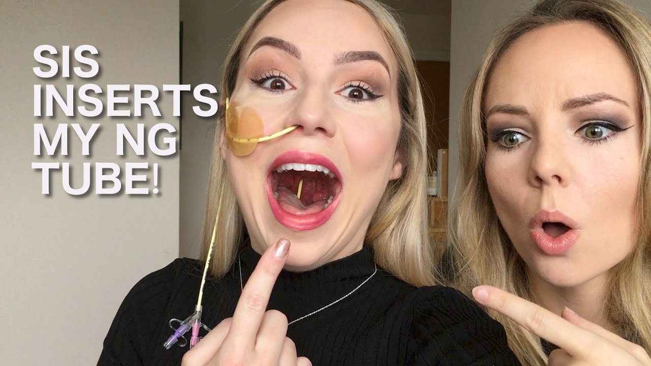 How to Insert an NG Tube on SOMEONE ELSE! Sister Edition | Kristy J