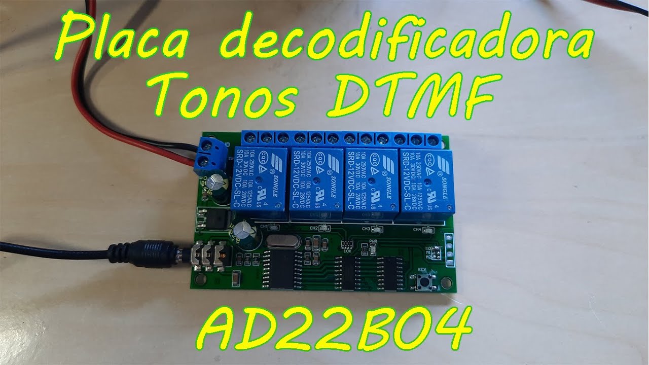 29.Decodificador DTMF AD22B04.