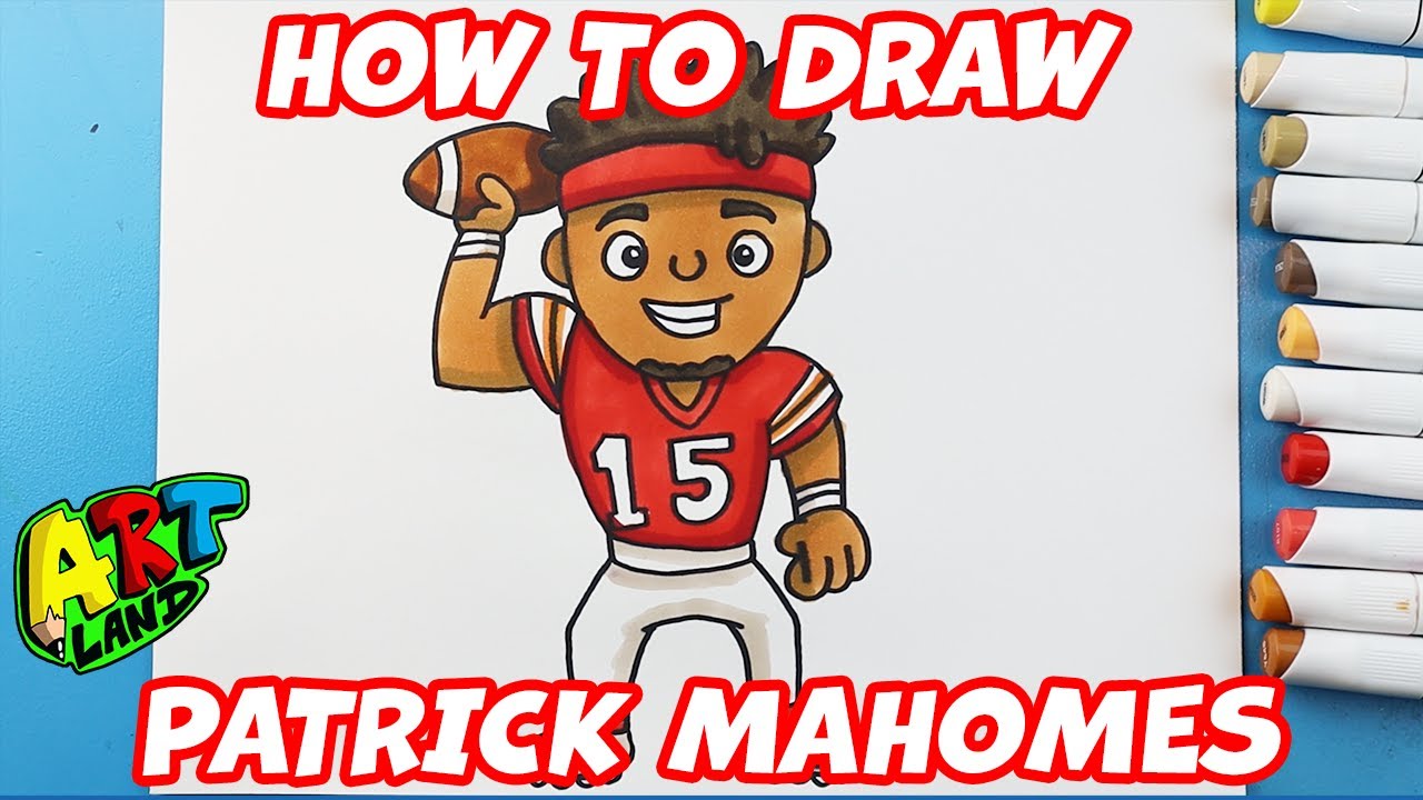 How to Draw Patrick Mahomes 🏈