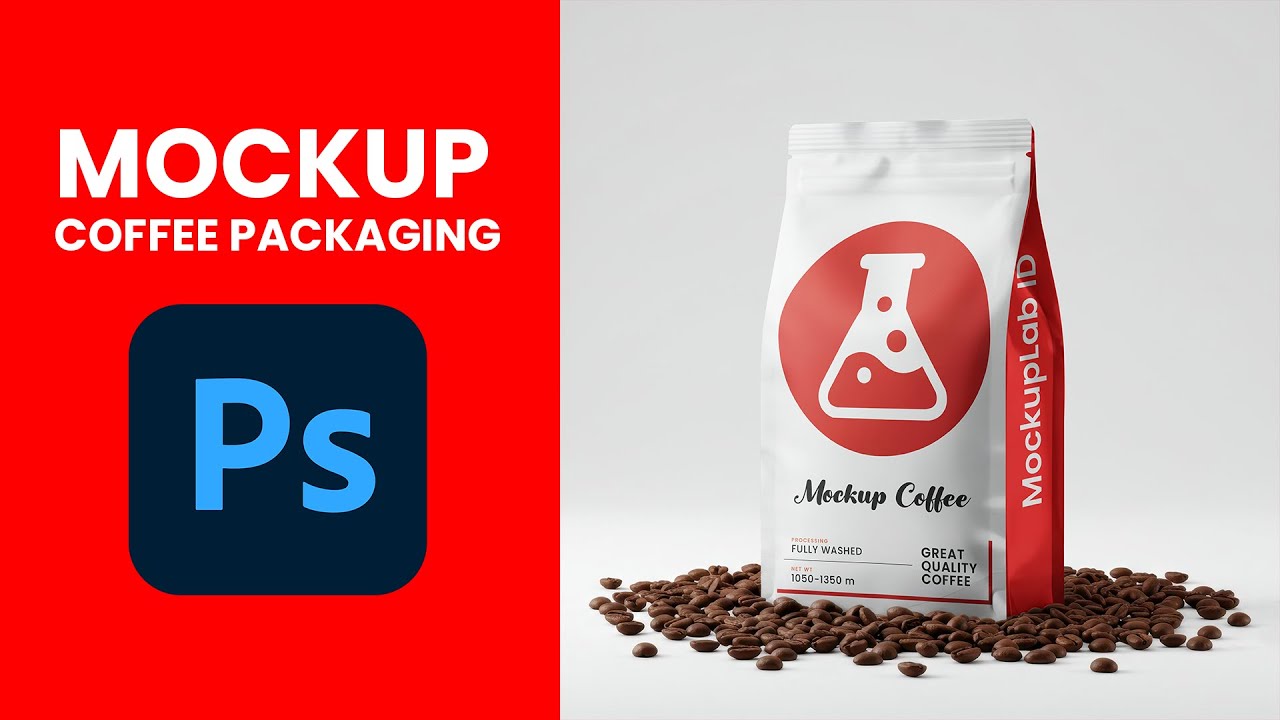 Free Mockup Packaging Coffee | Photoshop