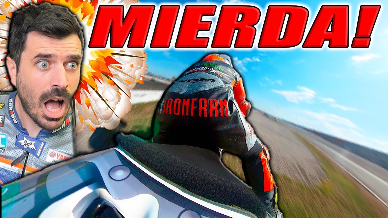 Se me PINCHA la RUEDA en la CLASIFICACIÓN de una CARRERA con MI YAMAHA R1 😲