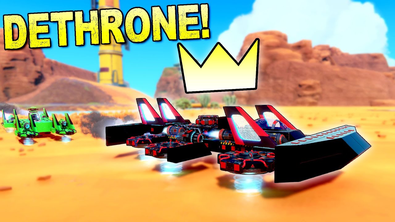 Destructive King of the Hill with Hovercrafts! - Trailmakers Multiplayer