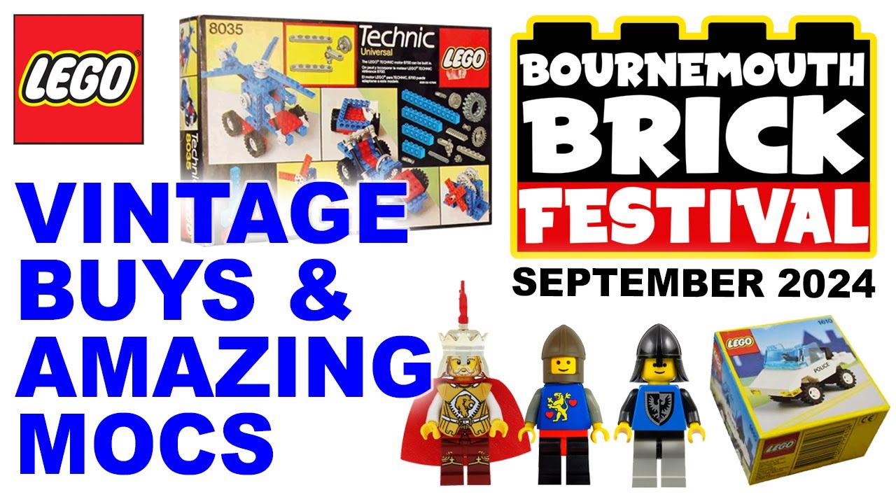Bournemouth Brick Festival 2025 - Amazing Lego MOCs & I bought some great vintage sets