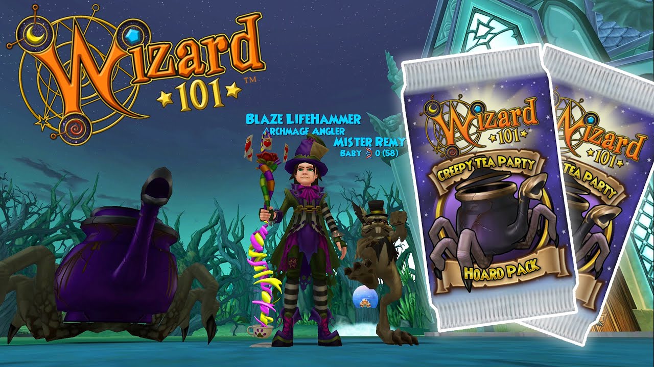 Wizard101: НОВЫЙ набор сокровищ «Жуткое чаепитие» — открытие более 10 тыс. крон