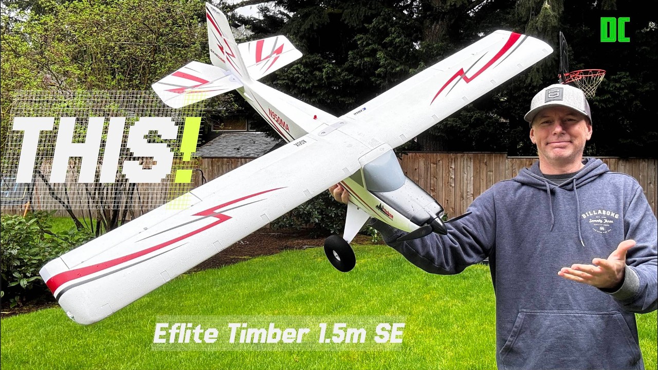 TOP CHOICE!!! - Best Beginner RC Airplane | 2026 - Eflite Timber 1.5m SE
