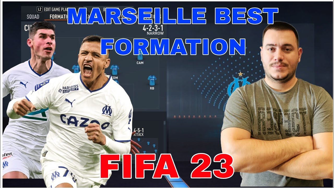 MARSEILLE - BEST FORMATION, CUSTOM TACTICS & PLAYER INSTRUCTIONS! FIFA 23