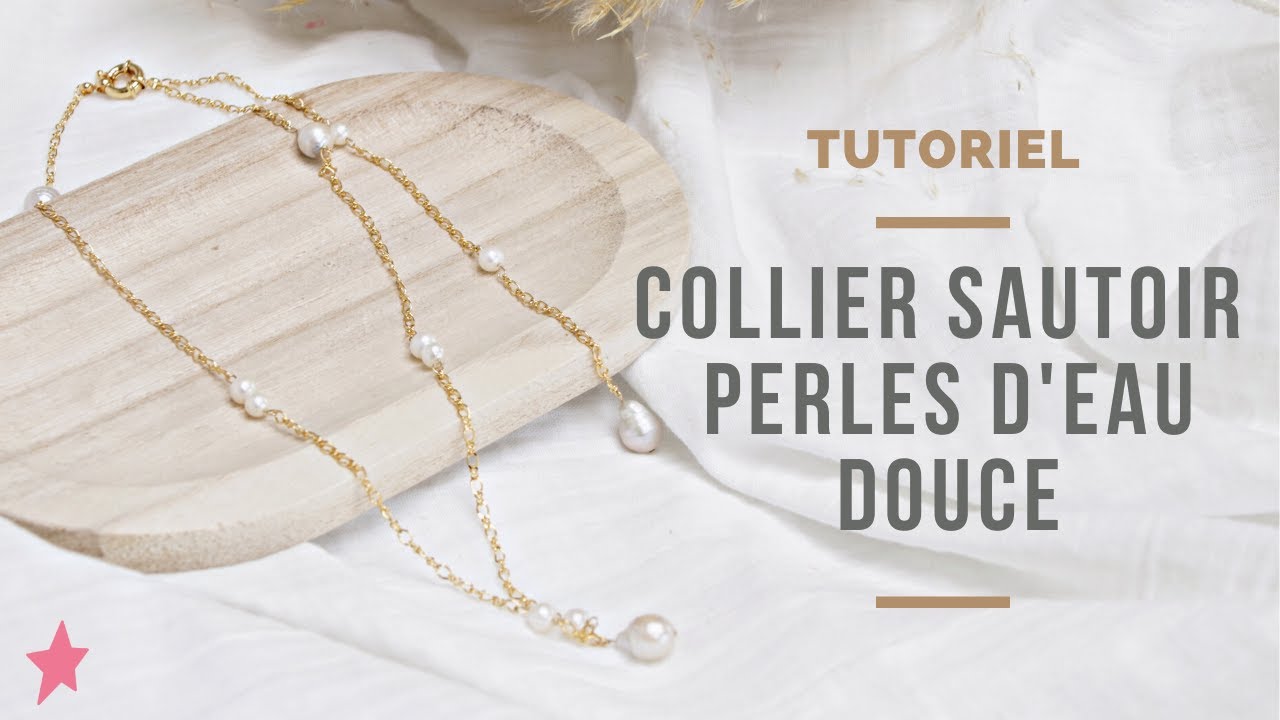 TUTORIEL | Collier Dos Nu Mariage avec Perles d'Eau Douce