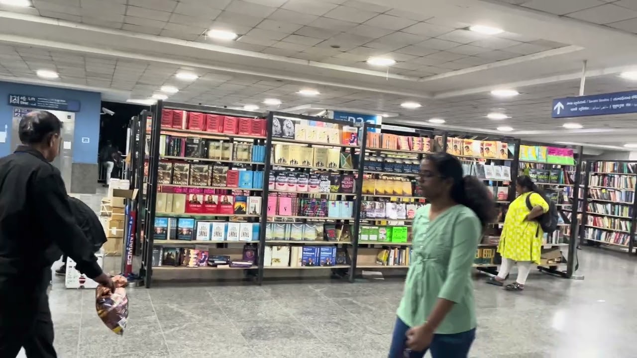 Thank God .. Book readership surviving the onslaught of new media .. Load the box at Ameerpet metro 