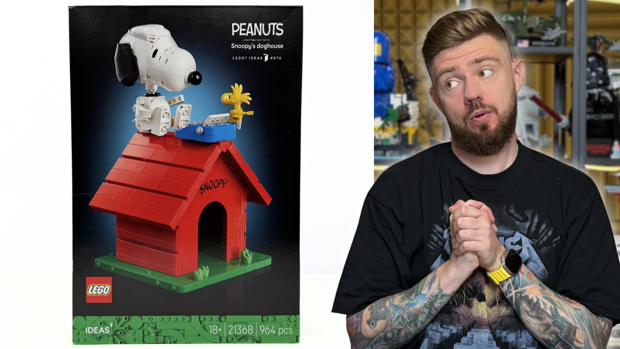 FISTASZKI: BUDA SNOOPY'EGO 🐶 LEGO IDEAS 21368 RECENZJA
