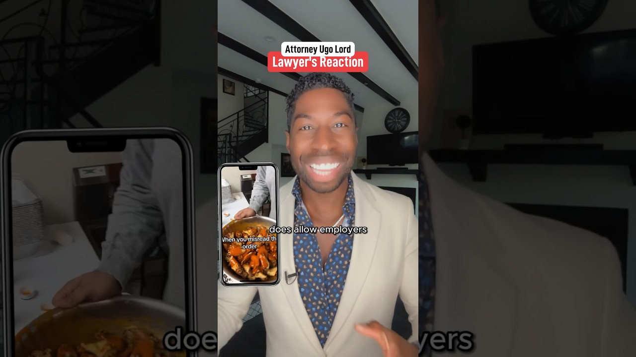 Wingin it! Employee’s order blunder leads to paycheck plunder! Is it legal? Attorney Ugo Lord reacts