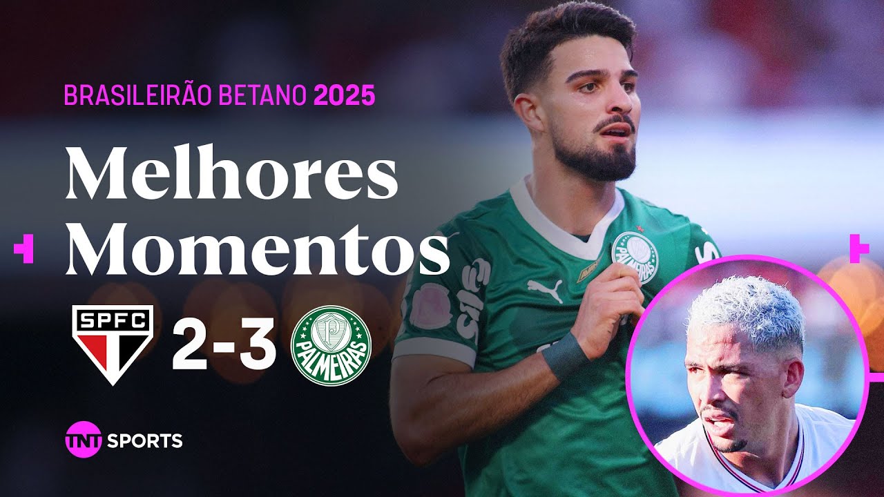 VIRADA ÉPICA DO VERDÃO! São Paulo 2x3 Palmeiras - Melhores Momentos - Brasileirão Betano 2025