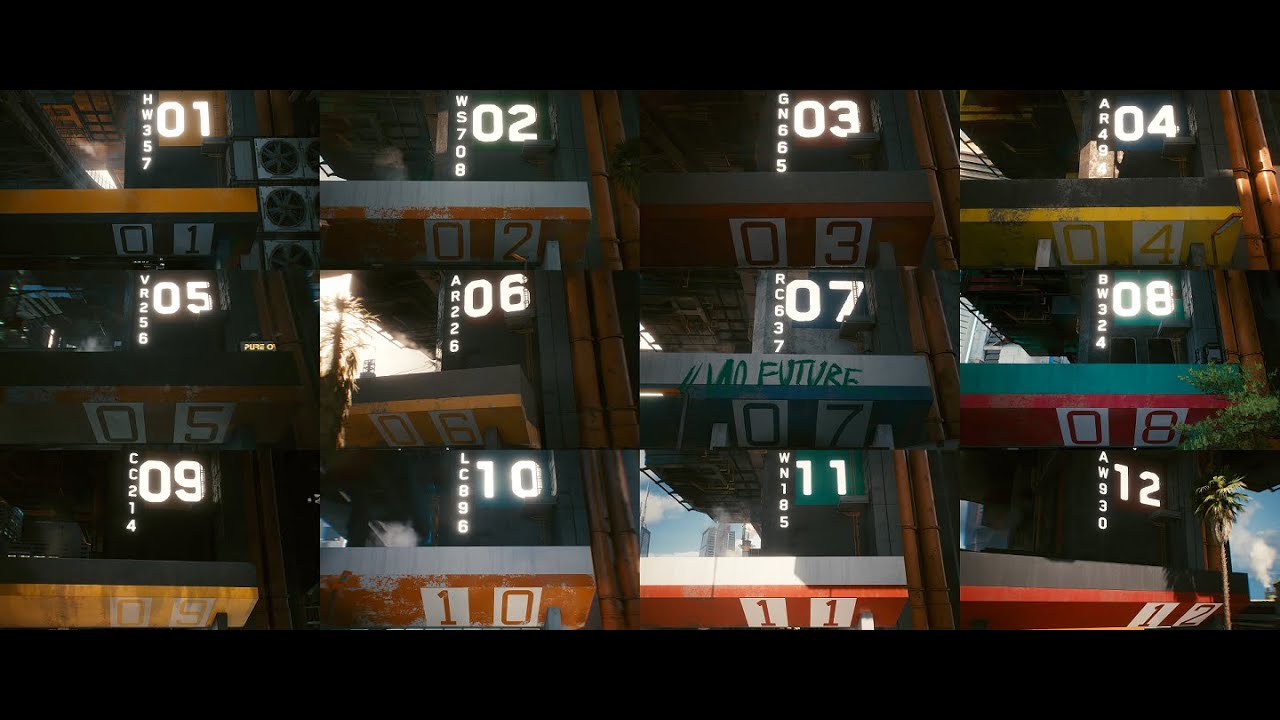 Cyberpunk 2077--every megabuilding location
