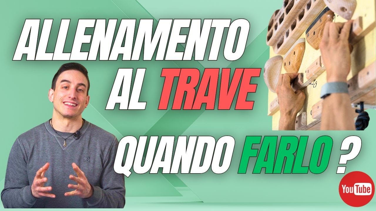 Allenamento al trave - perchè si e perchè no!