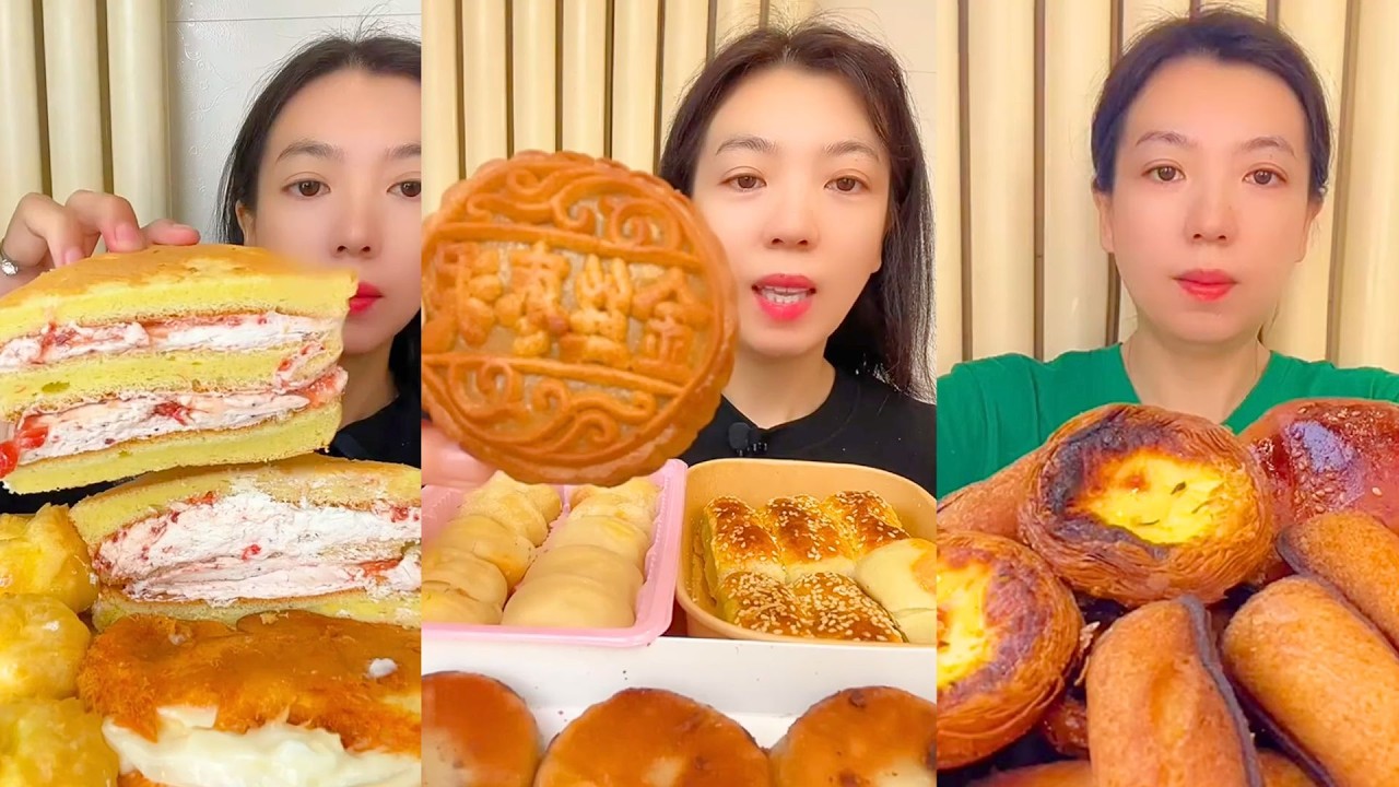 Traditional Chinese Homemade Food Eating Show | Buns Noodles & Desserts Mukbang #92