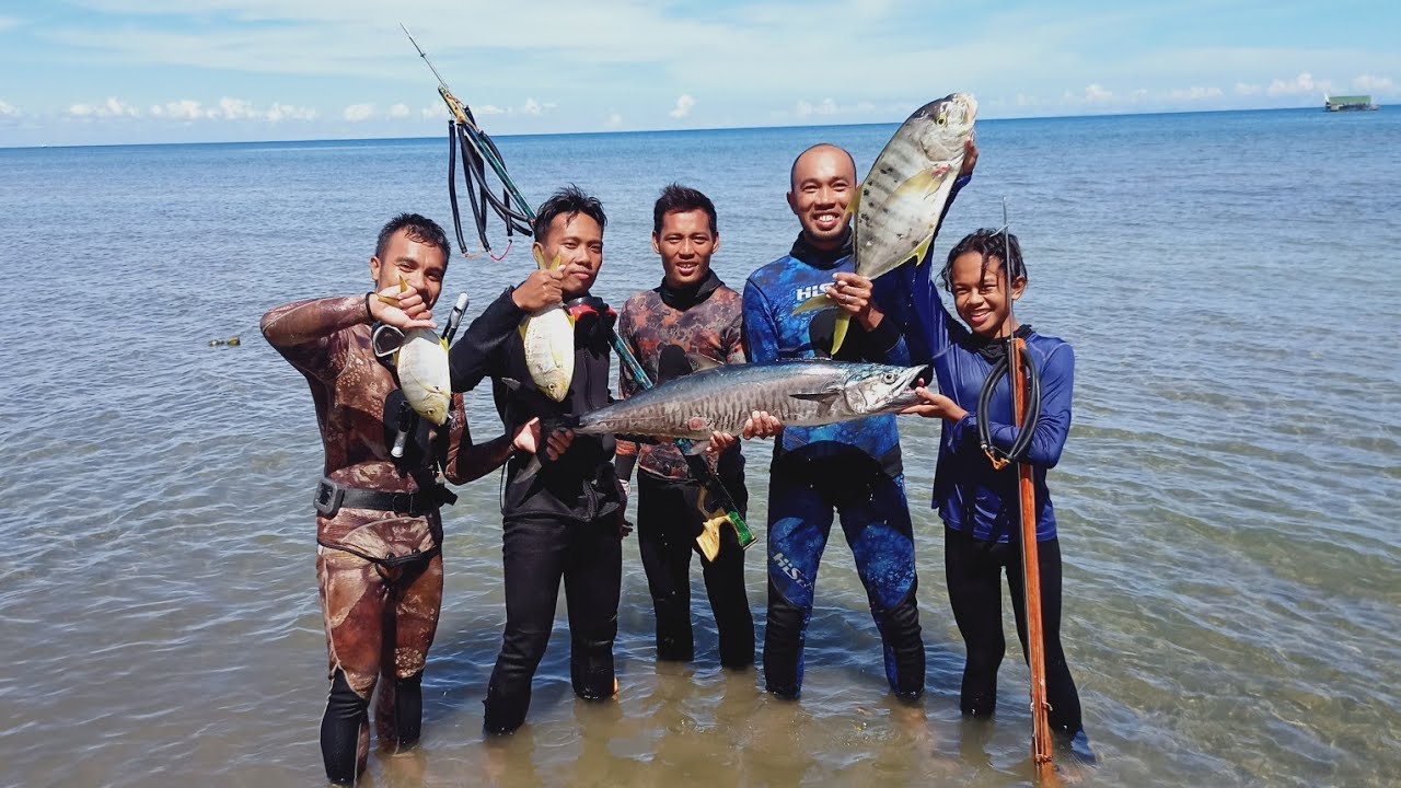 Great Hawl Day, Spearfishing Day Dive Catch Giant Kingmack and Golden Trevally