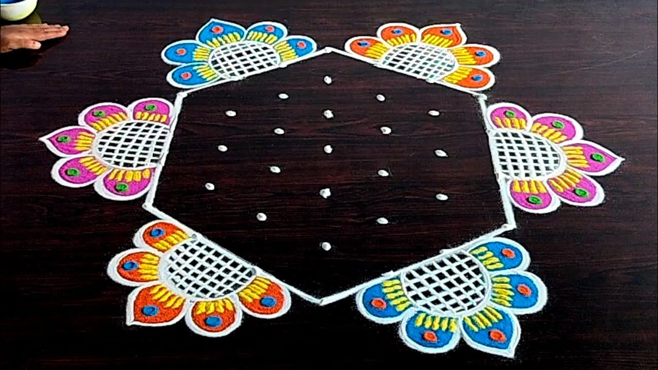 Sankranthi Special Flower Rangoli Designs 🌹 Sankranthi Muggulu 🌹 Sankranthi Chukkalu Muggulu 🌹 Sankr
