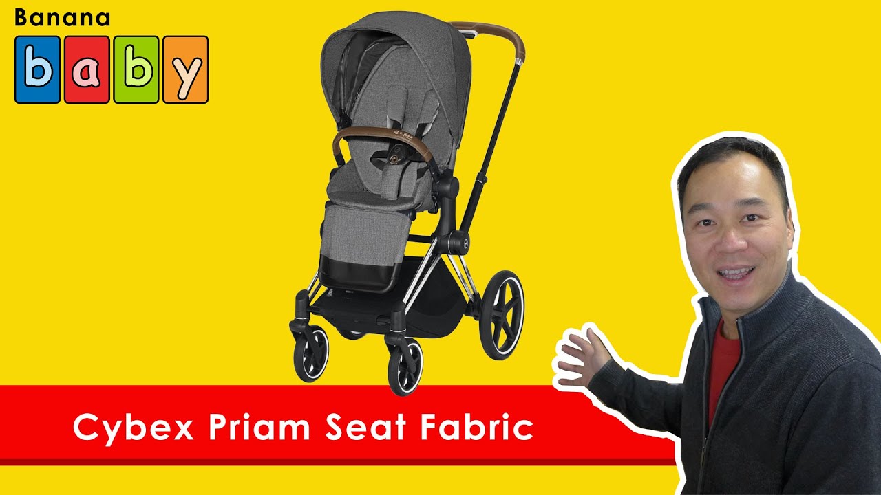 Putting the Cybex Priam Seat Fabric on the Priam Seat Frame