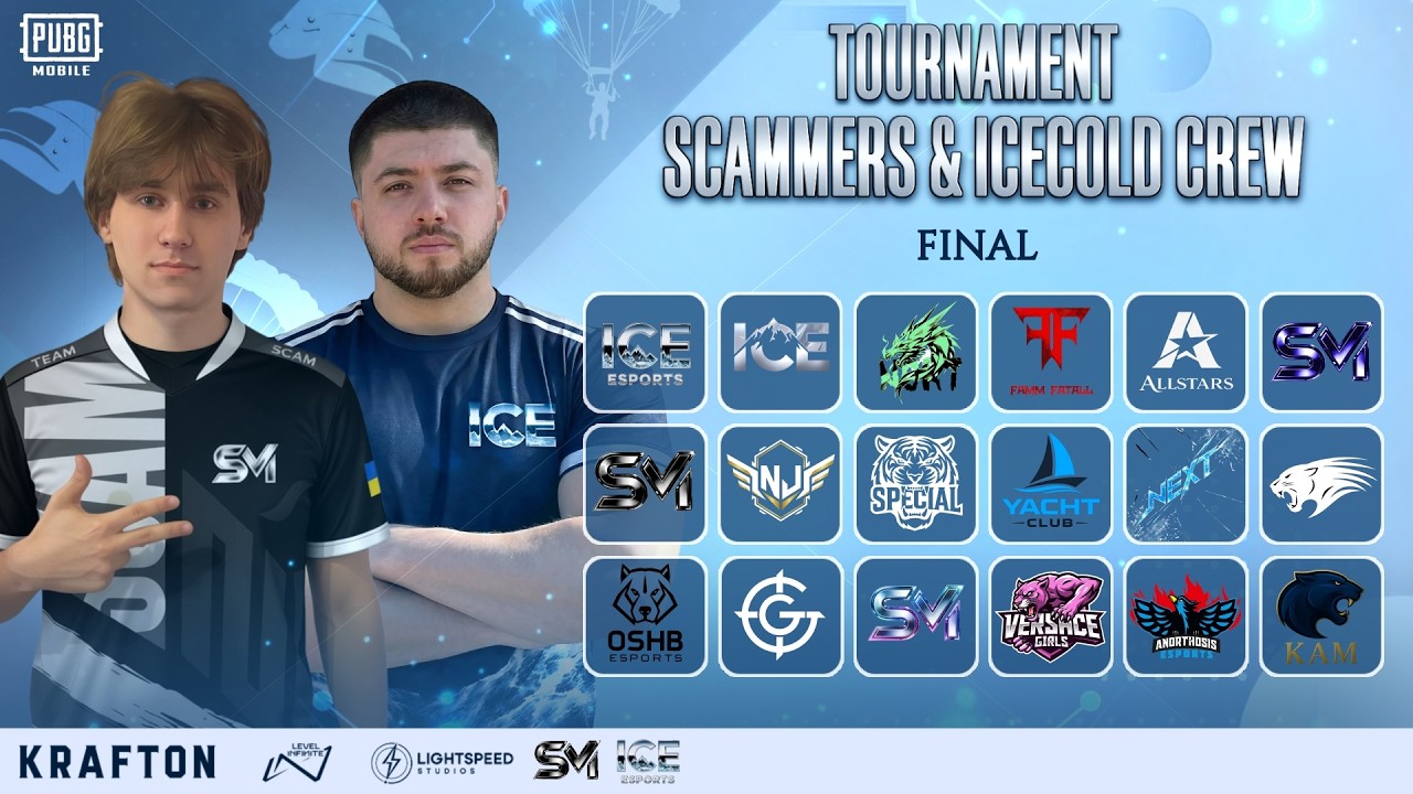 🏆 SCAMMERS & ICECOLD CREW TOURNAMENT  | FINAL STAGE | PUBG MOBILE 🏆