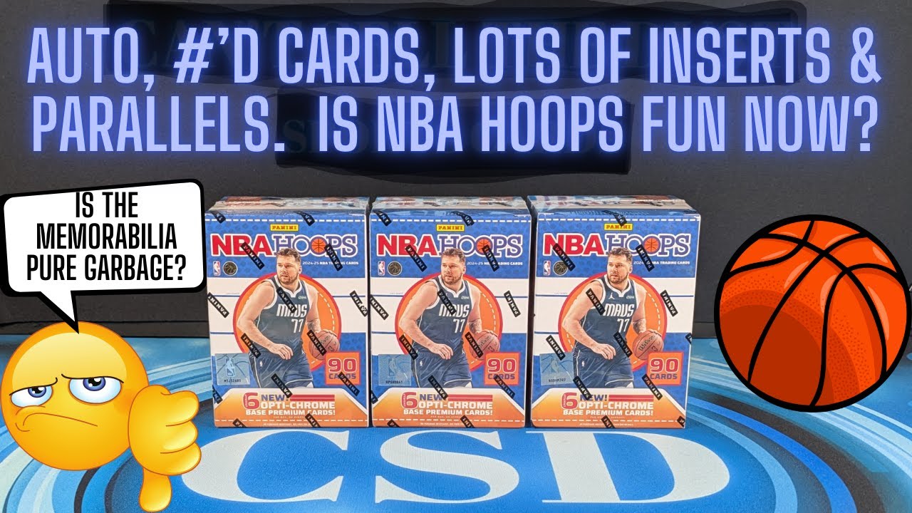 Обзор баскетбольной коробки Panini NBA Hoops 2024-25. Перевешивает ли хорошее качество плохое?