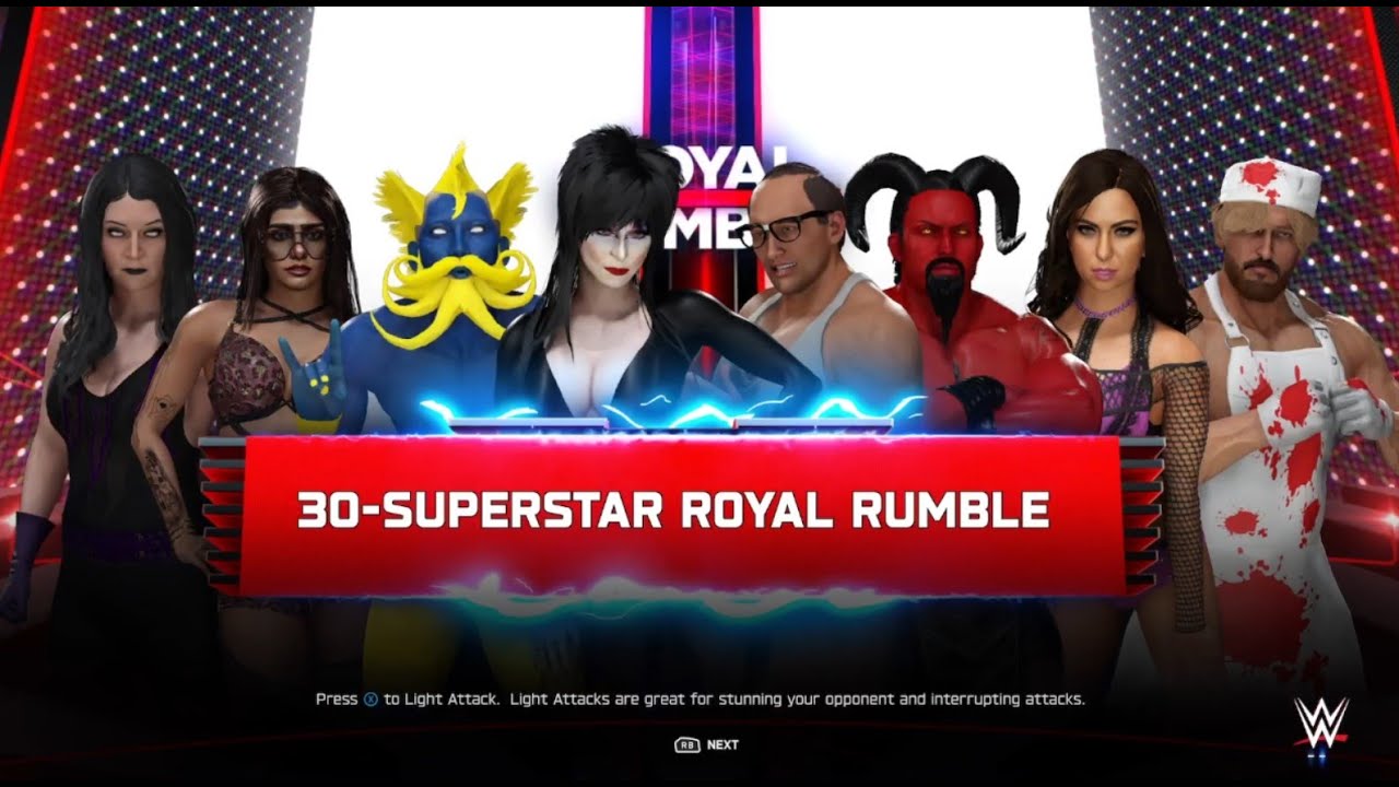 30-CHARACTER ROYAL RUMBLE